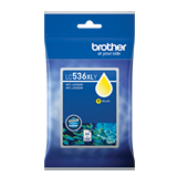 LC536XL Brother LC536XLY Yellow High-Yield Ink Cartridge, 1,500 pages